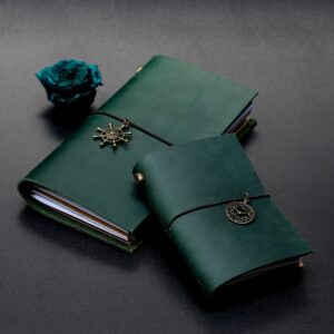 Sổ da buộc dây vintage