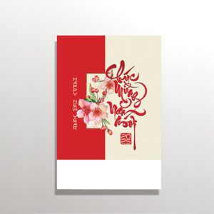 Lịch 7 Tờ Nghệ Thuật  Thư Pháp Sen